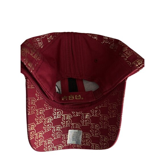 Florida State Seminoles Hat Cap Strap Back GOLD RED NCAA Football FSU Campuswear - Picture 7 of 7